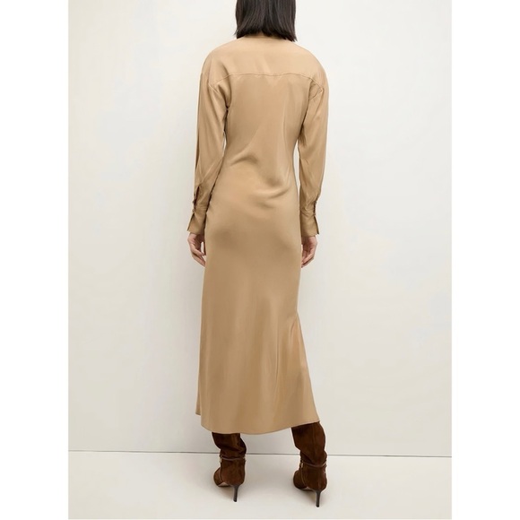 NWT Veronica Beard Midi Long-Sleeve Liberty Shirt Dress - Picture 5 of 7